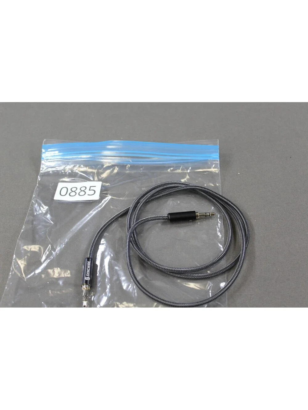 Syncwire 3.5mm Aux Cable Gray Braided Nylon Audio Cord